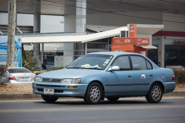 Chiangmai Ταϊλάνδη Απριλίου 2020 Ιδιωτικό Παλαιό Αυτοκίνητο Toyota Corolla Φωτογραφία — Φωτογραφία Αρχείου