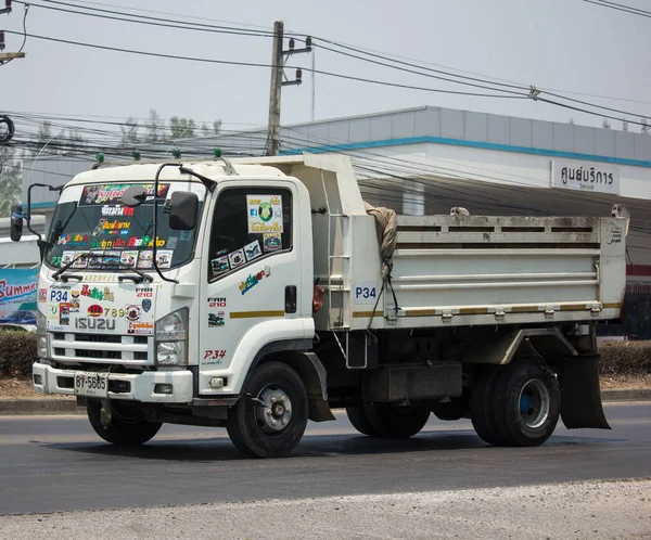 Chiangmai Thaiföld Április 2020 Private Isuzu Dump Truck 1001 Úton — Stock Fotó