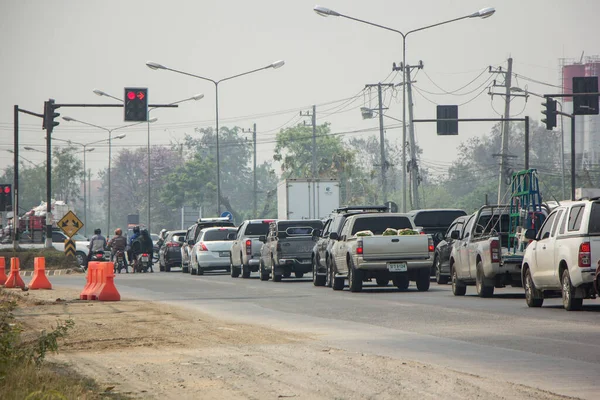 Chiangmai Tailandia Marzo 2020 Camioneta Isuzu Dmax Privada Carretera 1001 — Foto de Stock