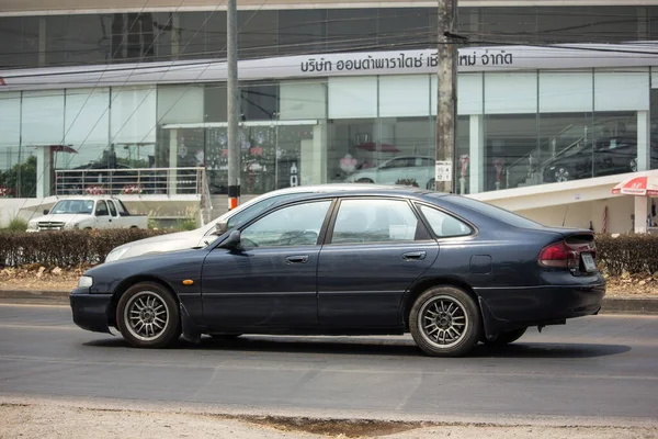 Chiangmai Tailandia Marzo 2020 Private Old Car Mazda 626 Foto — Foto de Stock