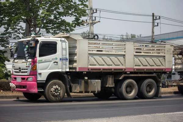 Chiangmai Tailândia Março 2020 Trailer Dump Truck Thanachai Company Estrada — Fotografia de Stock