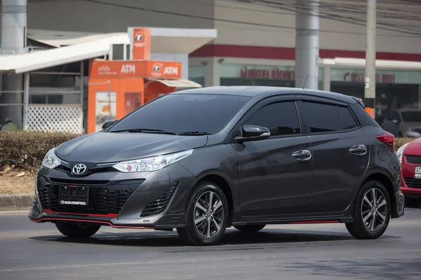 Chiangmai Thailandia Marzo 2020 Nuova Auto Privata Toyota Yaris Hatchback — Foto Stock