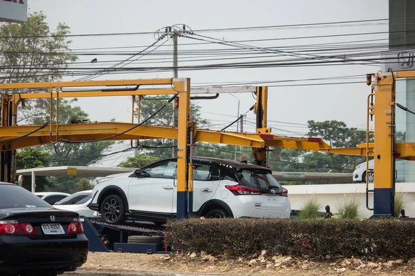 Chiangmai Thajsko Března 2020 Nové Soukromé Auto Toyota Yaris Hatchback — Stock fotografie