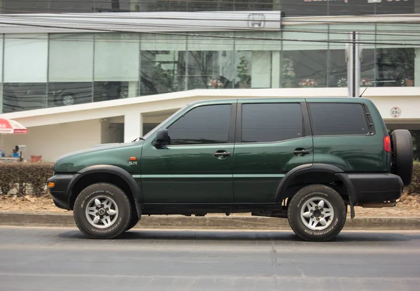 Chiangmai Thajsko Dubna 2020 Soukromé Auto Suv Stezka Nissan Silnici — Stock fotografie