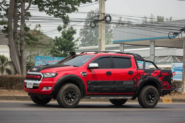 Chiangmai Tailândia Abril 2020 Private Pickup Car Ford Ranger Estrada — Fotografia de Stock