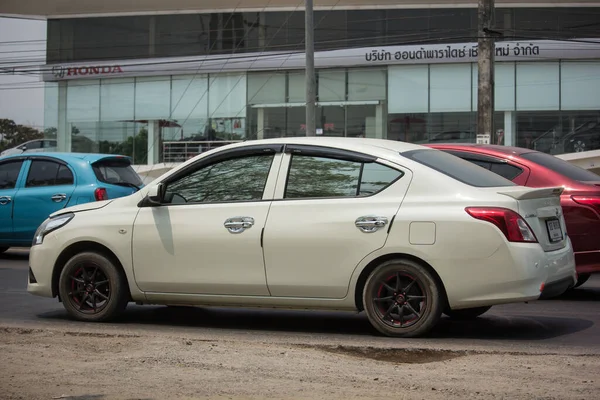 Chiangmai Thailand April 2020 Private Eco Car Nissan Almera N17 — 图库照片