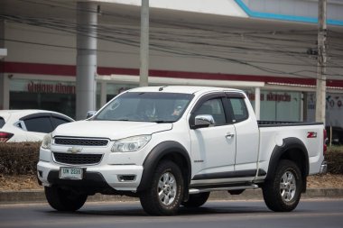 Chiangmai, Tayland - 9 Nisan 2020: özel pikap, Chevrolet Corolado Duramax. Fotoğraf 121 no 'lu yolda, Chiangmai, Tayland şehir merkezinden yaklaşık 8 km uzaklıkta..