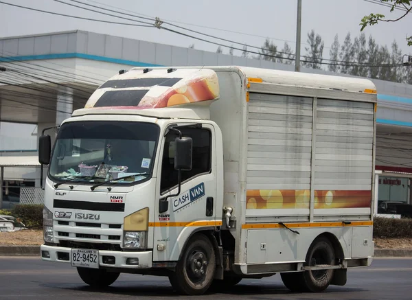 Chiangmai Thailand April 2020 Soldaat Isuzu Cargo Truck Foto Weg — Stockfoto