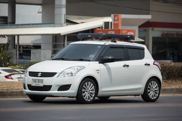 Чиангмай Таиланд Апреля 2020 Года Частный Эко Городской Автомобиль Suzuki — стоковое фото