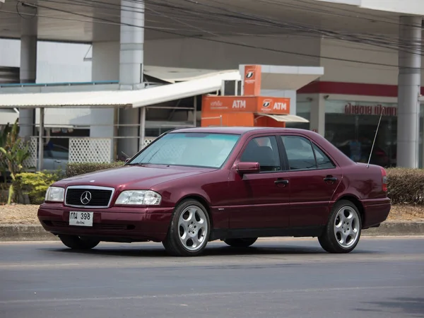 Chiangmai Thailand April 2020 Lyxbil Mercedes Benz C220 Foto Vid — Stockfoto