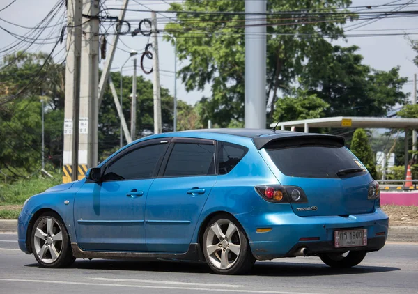 Chiangmai Thailand May 2020 Private City Car Mazda Photo Road — Stock Photo, Image