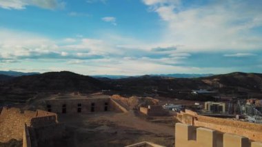 Valencia yakınlarındaki Sagunto Kalesi 'nden Manzara