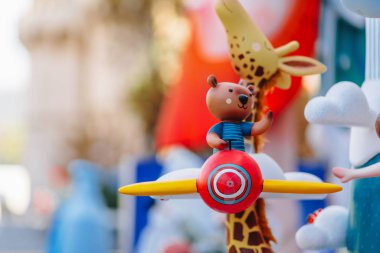 Falla Fallas Ulusal Festivali sırasında şehir merkezinde. Valencia, İspanya, 16 Mart 2018