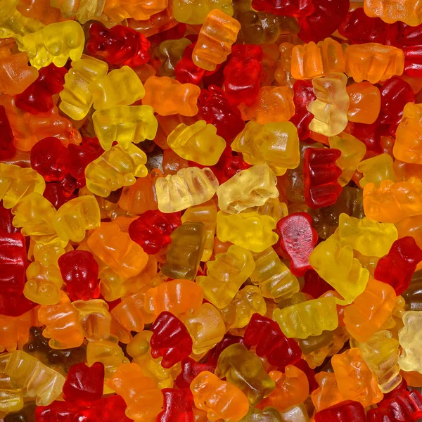 Pattern of the candy bears — Stock Photo, Image