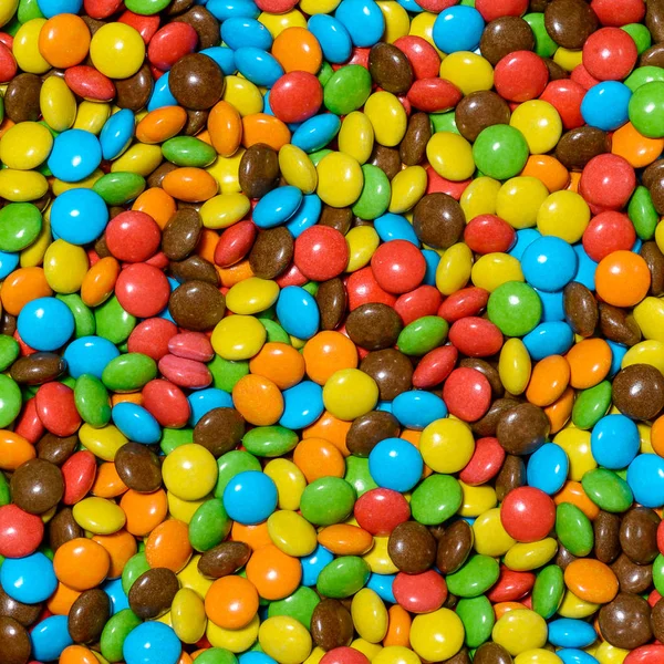 Kleurrijke chocoladesuikergoed voor achtergronden — Stockfoto