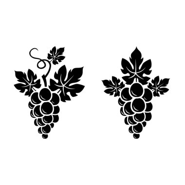 İki tane üzüm dalları