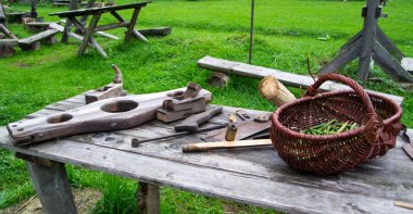 Eski carpenting araçları