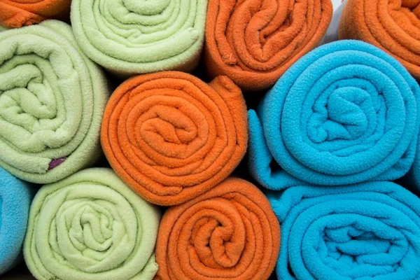 Cobertores de lã — Fotografia de Stock