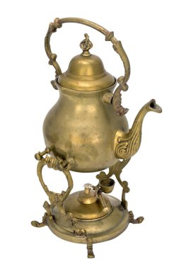 antika bakır çaydanlık