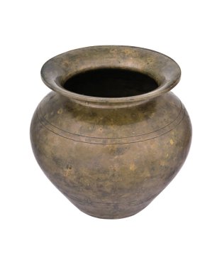 Vintage bronz pot