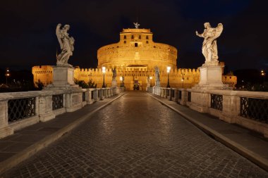 Roma 'daki Castel Sant' Angelo, Lazio, İtalya