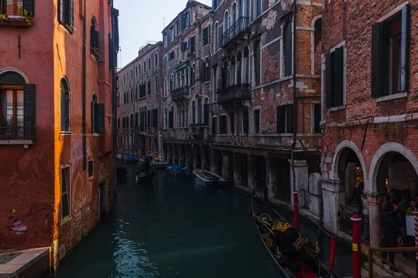 Vacker Gata Venedig Italien — Stockfoto