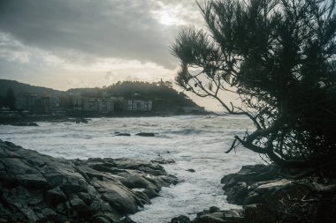 Baiona sahil, Galicia İspanya