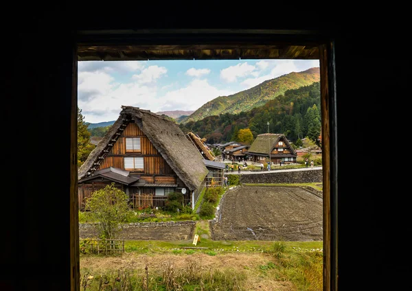 Shirakawa jít - Japonsko — Stock fotografie