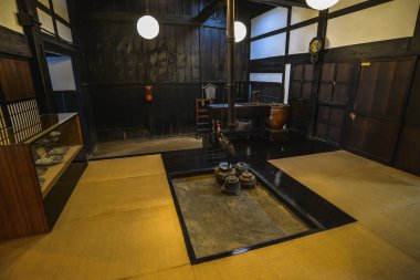 Inside a house in Narai