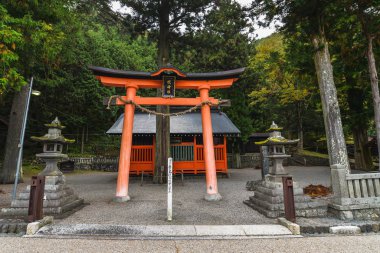 Japonya 'daki eski Narai kasabası.