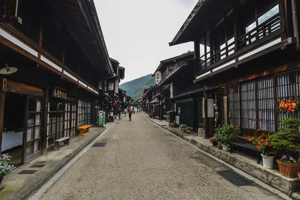 El casco antiguo de Narai en Japón — Foto de Stock