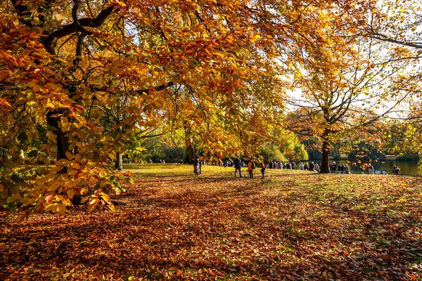 Őszi színek a Hyde Parkban — Stock Fotó