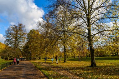 Hyde Park 'ta sonbahar renkleri
