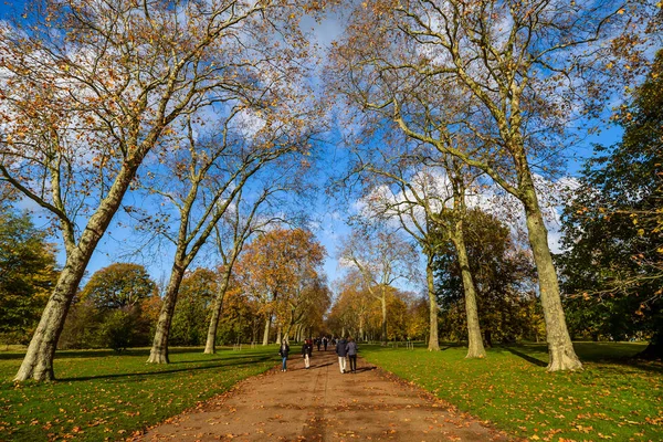 Herbstfarben im Hyde Park — Stockfoto