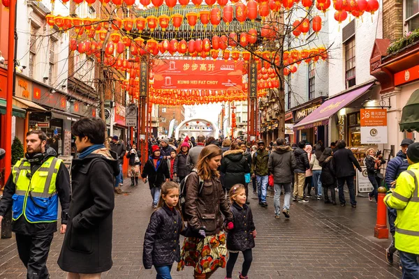 Čínské oslavy nového roku - Londýn — Stock fotografie