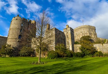 Windsor / UK - 03 / 02 / 20 - Windsor 'daki kraliyet kalesi, 900 yıldır monarşinin evi.
