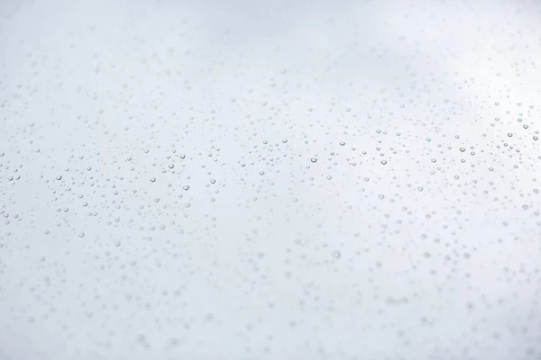 Foto Gocce Acqua Sul Vetro — Foto Stock