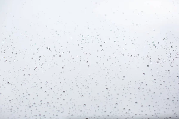 Foto Gocce Acqua Sul Vetro — Foto Stock