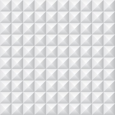 Gri tonlarda 3B pürüzsüz plastik geometrik yapı