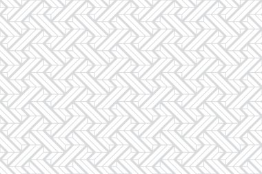 Vektör geometrik çizgi kusursuz desen. Beyaz arkaplanda modern stil dokusu.