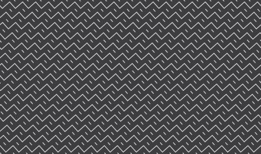 Gri arkaplanda vektör beyaz çizgi geometrik dikişsiz doku