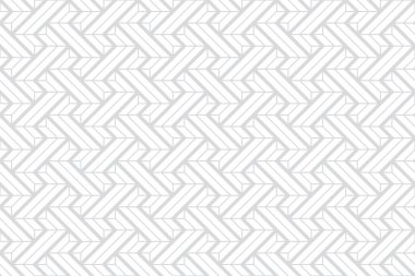 Vektör geometrik çizgi kusursuz desen. Beyaz arkaplanda modern stil dokusu.