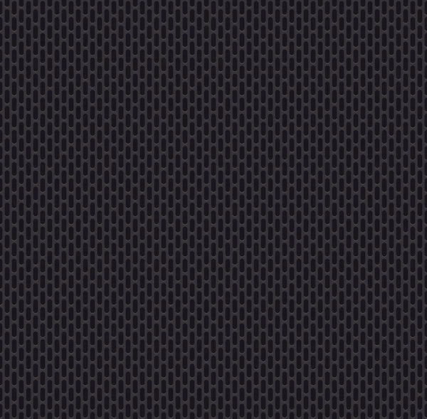 Nahtlos Perforierte Graue Textur Schwarzer Hintergrund — Stockvektor