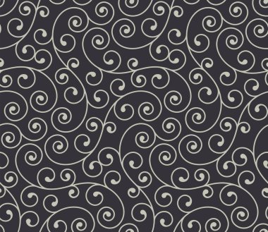 Elementlerle klasik, dikişsiz desen. Duvar kağıtları, arkaplanlar ve sayfa doldurma için zarif lüks dokusu. 