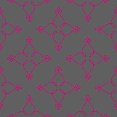 Vektör satırı dekoratif, pürüzsüz duvar kağıdı