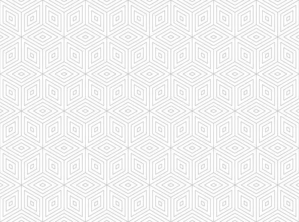 Векторная Повторяющаяся Геометрическая Мозаика Белый Фон — стоковый вектор