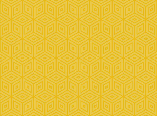 Vetor Repetindo Mosaico Geométrico Fundo Amarelo — Vetor de Stock