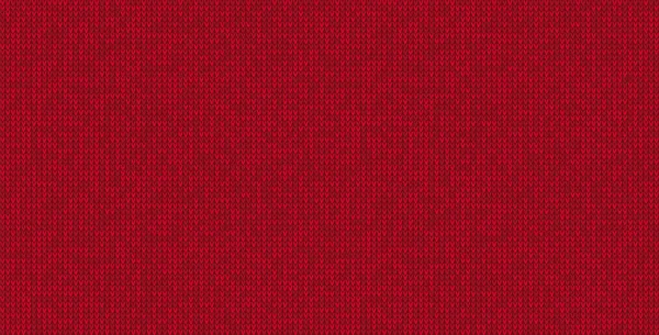 Red Christmas Vector Seamless Knitting — Stock Vector