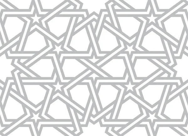 Vetor Geométrico Sem Costura Indiana Textura Linha Exótica Fundo Branco — Vetor de Stock