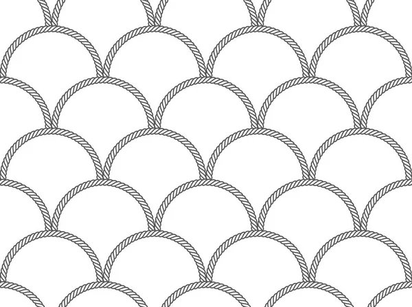 Arcs Cordes Vectorielles Filet Pêche Texture Transparente Fond Blanc — Image vectorielle